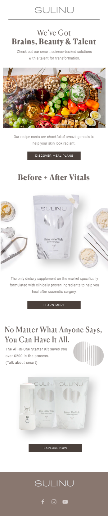 Sulinu email template